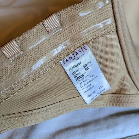 Fantasie Smoothing Seamless Strapless Bra Size 30G - Picture 5 of 6